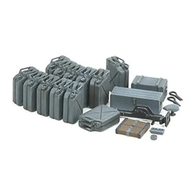 Afbeelding van 1:35 Tamiya 35315 WWII German Jerry Can Set Early Plastic Modelbouwpakket