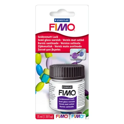 Image de Fimo vernis mat satiné, pot de 35ml 8705 01 bk