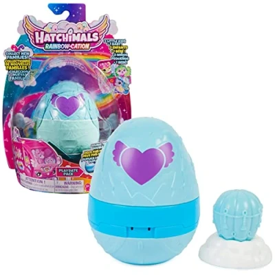 Image de Pack figurines Hatchimals 4 Famille Surprise 3 enfants et 1 bébé S2 Modèle aléatoire