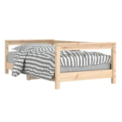 Image de vidaXL Cadre de lit pour enfant 70x140 cm bois pin massif834396