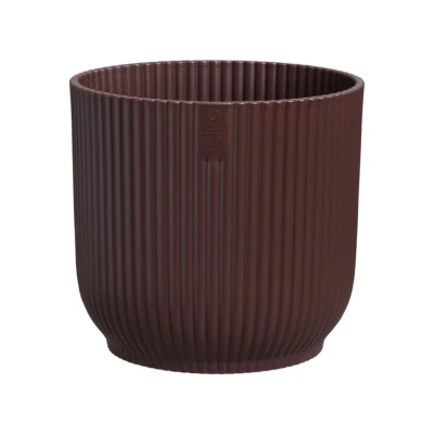 Afbeelding van Elho The Winery Collection 14 Bloempot voor Binnen 100% Gerecycled Plastic Ø 14.1 x H 12.9 cm Bordeaux Rood