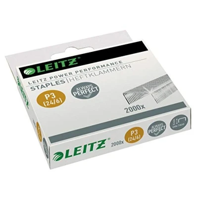 Afbeelding van Leitz 55701000 nietjes P3, 24/6 mm, 2000 stuks