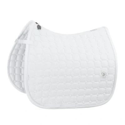 Afbeelding van Eskadron Zadeldek Platinum Cotton Glitter Veelzijdigheid Wit
