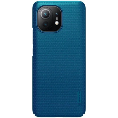 Afbeelding van Nillkin Xiaomi Mi 11 Pro Hoesje Super Frosted Shield Back Cover Blauw