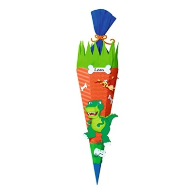 Afbeelding van Ursus 9850025 schooltas knutselset dino, zeshoekig, hoogte ca. 68 cm, diameter 20 inclusief knutselhandleiding en sjablonen, om zelf te knutselen, ideaal voor de schooldag