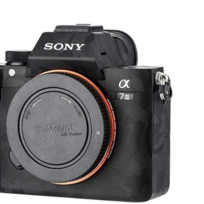 Afbeelding van Beschermsticker voor Sony A7 III, A7R III DSLR camera&#039;s, 3M krasbestendige beschermfolie, zwart