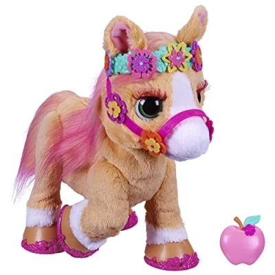 Afbeelding van FurReal Friends Kaneel Mijn schattige pony, elektronisch pluche dier, 35,5 cm, 80 geluiden en reacties, 26 accessoires, voor kinderen vanaf 4 jaar, meerkleurig