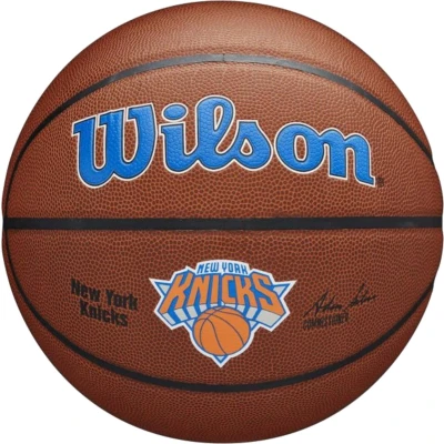 Afbeelding van Wilson NBA Team Alliance New York Knicks basketbal blauw