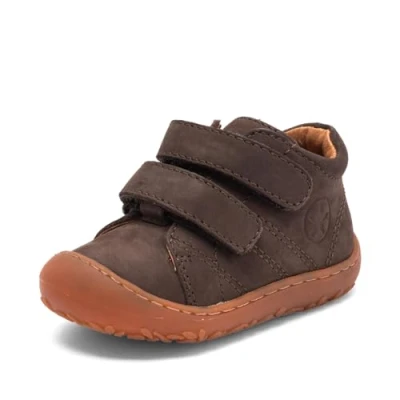 Afbeelding van Bisgaard HALE Unisex Kruipschoentjes voor kinderen, Maat: 22, Dark brown Veloursleer