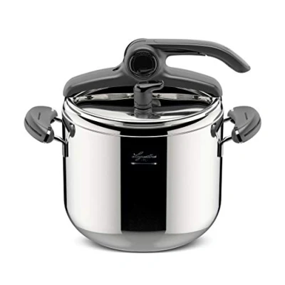 Afbeelding van Lagostina Mia Lagoeasy&#039;Up Snelkookpan, 7 l, roestvrij staal 18/10, 22 cm