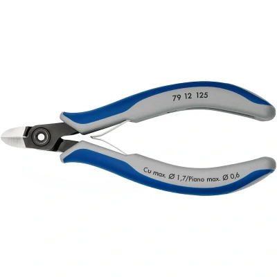Afbeelding van Knipex Werk 79 12 125 Elektronica en fijnmechanica Zijkniptang Met facet mm