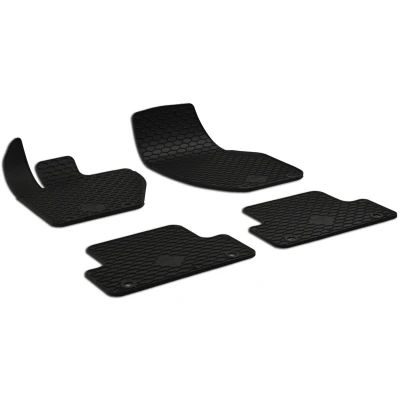 Afbeelding van WALSER 50802 Vloermatset Rubber voor en achter 4 Zwart VOLVO: V40 Hatchback