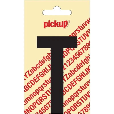Afbeelding van Plakletter Nobel Sticker zwarte letter T Pickup