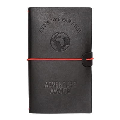 Afbeelding van Erik® Wanderlust Travel Notebook Set notitieboekje 2 in 1 Kunstleer