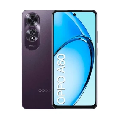 Image de OPPO A60 4G smartphone double SIM RAM 8 Go / Mémoire interne 256 microSD slot Écran LCD 6.67&quot; 1604 x 720 pixels (90 Hz) 2x caméras arrière 50 MP, 2 MP front camera violet minuit