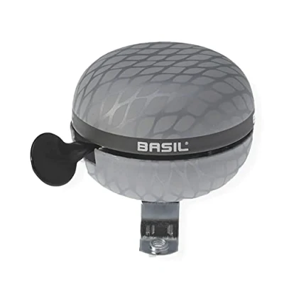 Afbeelding van Fietsbel Basil Noir Big Bell ø60mm zilver