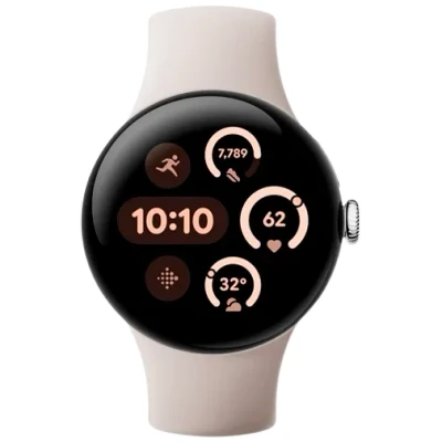 Afbeelding van Google Pixel Watch 3 Zilver/Crème 41mm