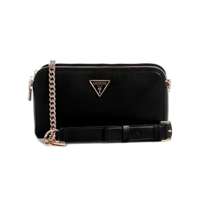 Afbeelding van Guess Daryna Status Crossbody Schoudertas, Dames, Maat: One Size, Black