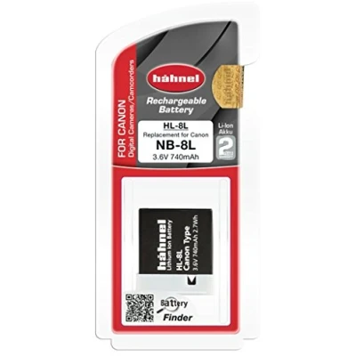 Afbeelding van Hahnel HL 8L Li Ion accu (Canon NB 8L)
