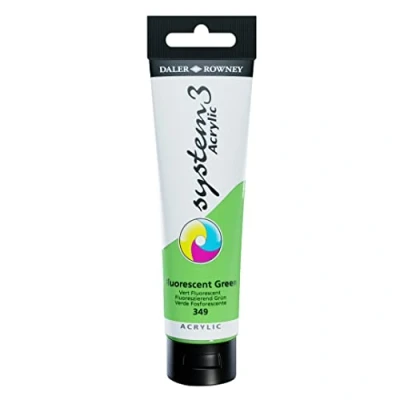 Afbeelding van Daler Rowney System 3 Acryl, 150 ml, fluorescerend, groen (349)