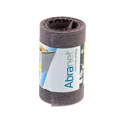 Afbeelding van Mirka Abranet Schuurrol net 115 mm x 2,5 m klittenband / korrel P80 1 rol voor het schuren van hout, plamuur, kunststof AE555F0180
