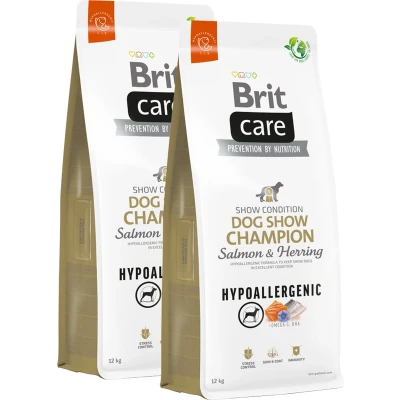 Afbeelding van Brit Care Dog Show Champion Zalm &amp; Haring 2 x 12 kg
