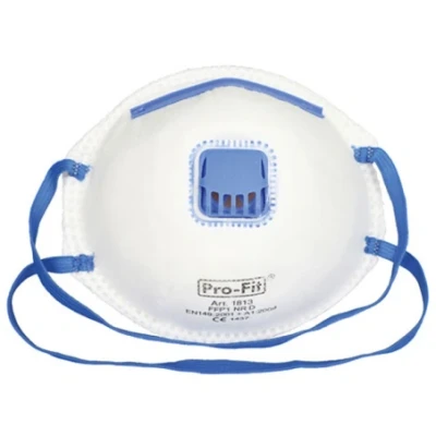 Afbeelding van Stofmasker fijnstof ffp1 met ventiel 3 stuks
