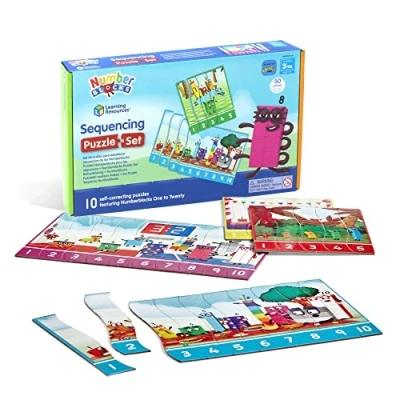 Afbeelding van Number Blocks Puzzel set Telrij