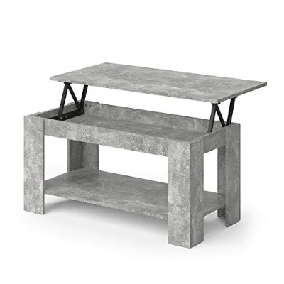 Afbeelding van Vicco Salontafel &quot;Lorenz&quot;, beton, 100 x 50 cm met heffunctie