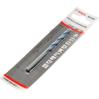 Afbeelding van Bosch Universele boor CYL 9 Multi Construction 6 x 60 100 mm, d 5,5 mm