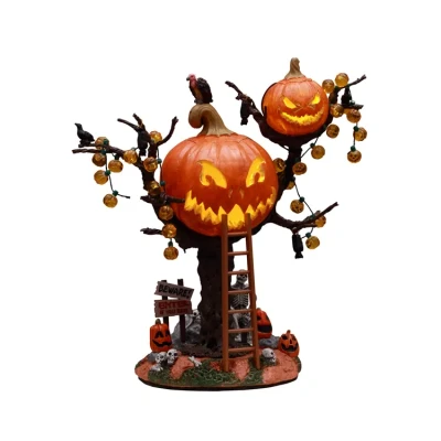 Afbeelding van Pumpkin tree house, b/o (4.5v) LEMAX