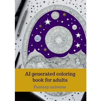 Image de AI generated coloring book for adults