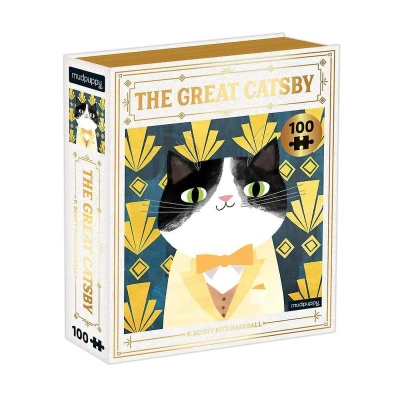 Afbeelding van The Great Catsby Bookish Cats 100 Piece Puzzle