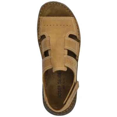Afbeelding van Josef Seibel Maverick Sandalen, Heren, Maat: 47, Castagne Leer