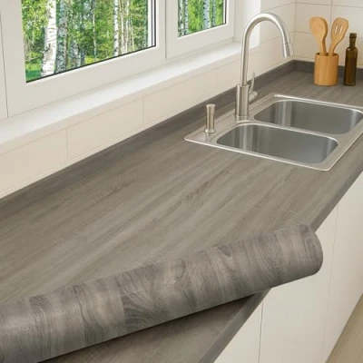 Afbeelding van DIMEX Zelfklevende folie in eikenlook voor meubels, deuren, keuken, kast, tafel, rolbreedte 90 cm x keuze