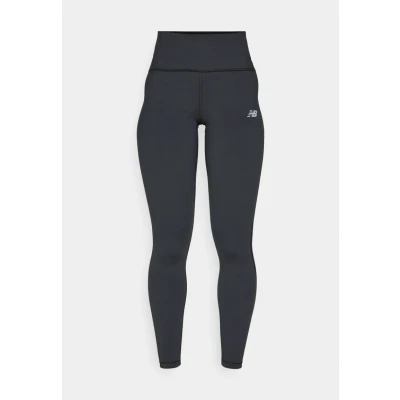 Afbeelding van New Balance Sleek HIGH RISE Broek, Dames, Maat: XS, Black
