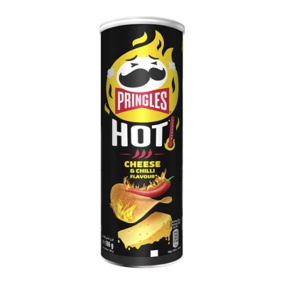 Afbeelding van 6x Pringles HOT Flamin&#039; Cheese 160 gr