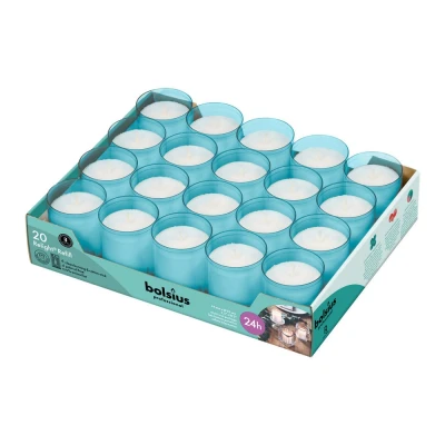 Afbeelding van Bolsius Relight Blauw 20stuks