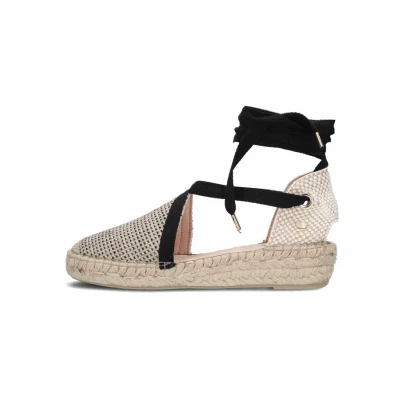 Afbeelding van Fred de la Bretoniere 152010259 MAAT Espadrilles, Dames, Maat: 39, Zwart Veloursleer