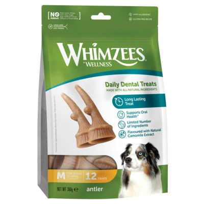 Afbeelding van Whimzees Antler Stazak Hondensnacks 12 stuks Medium