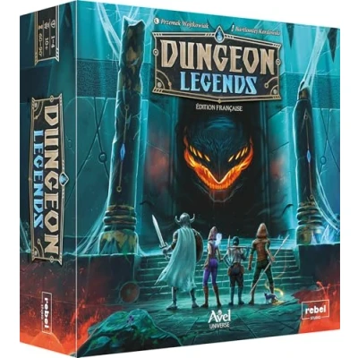 Afbeelding van Asmodee Rebel Dungeon Legends Bordspellen Bordspel Avontuurspel vanaf 10 jaar 1 tot 4 spelers 60 90 minuten Franse versie