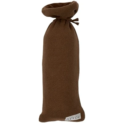 Afbeelding van Meyco Kruikenzak Basic Knit Chocolate