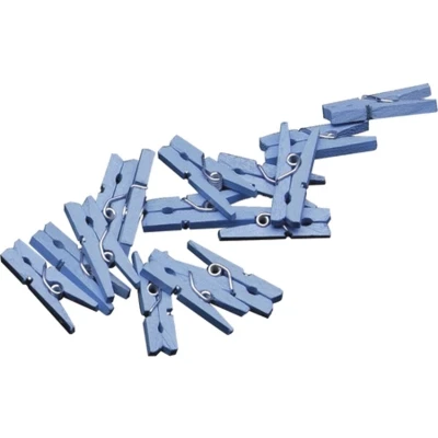 Afbeelding van Knijpers Haza mini blauw Zak à 20 stuks a stuk
