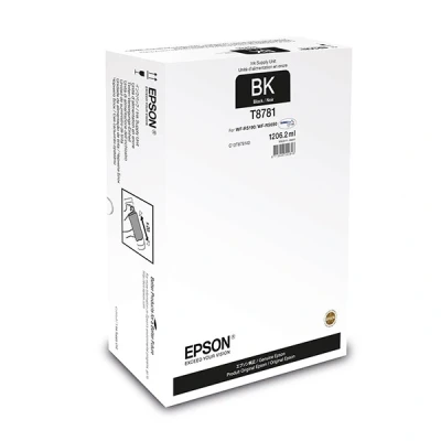 Image de Epson T8781 1206.2 ml noir original recharge d&#039;encre pour WorkForce Pro WF R5190, R5190DTW, R5690, R5690DTWF, R5690DTWFL