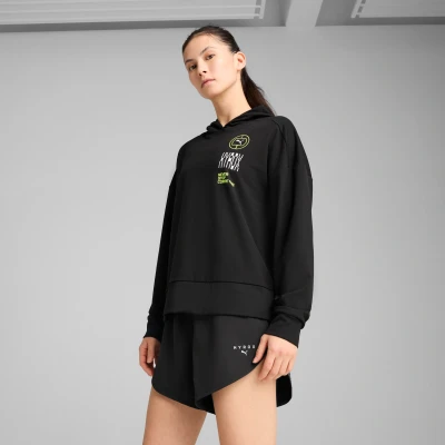 Afbeelding van Puma Hyrox Hoodie Hoodie, Dames, Maat: XXL, Black