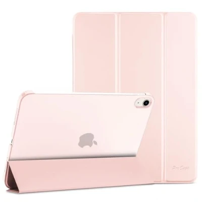 Afbeelding van ProCase iPad 10 hoes 10,9 inch 2022 generatie beschermhoes voor model A2696 A2757, licht en dun, hard, compatibel met 2022, lichtroze