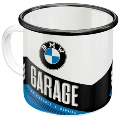 Afbeelding van Nostalgic Art Emaille koffietas BMW Garage