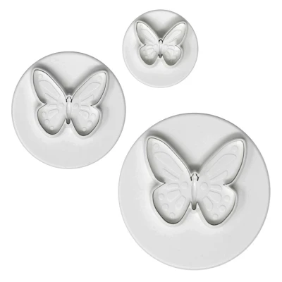 Afbeelding van PME Plunger Cutter Vlinder &#039;Pretty&#039; set/3