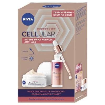 Afbeelding van NIVEA Lot de 2 Crème jour et sérum CELLULAR EXPERT LIFT (1 x 50 ml, 1 30 ml)