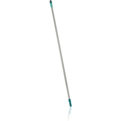 Image de Leifheit manche acier 140 cm, à balai idéal pour le nettoyage des sols, avec Click system divers outils de nettoyage, embout antidérapant et œillet suspension rotatif 360